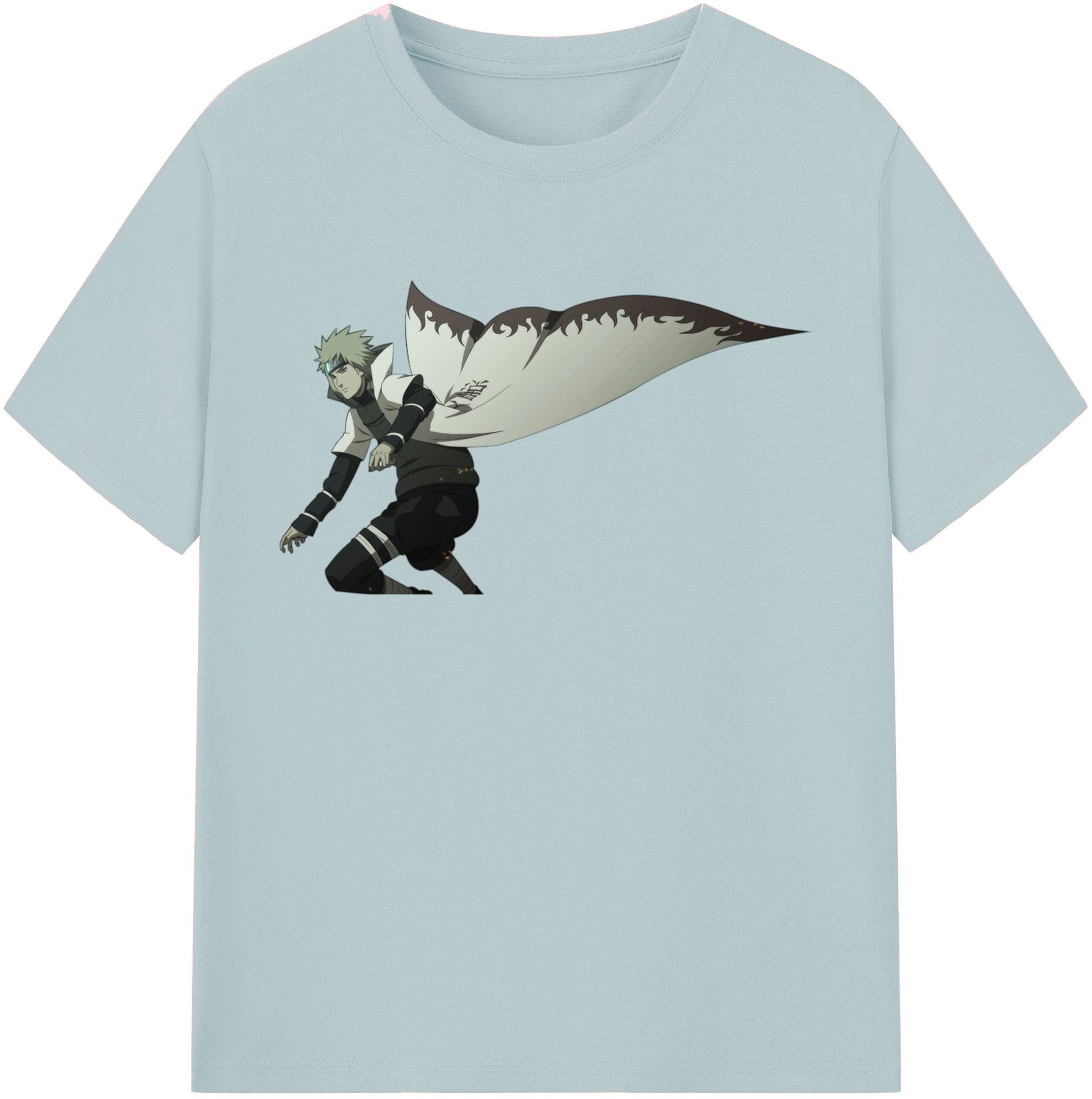 （画像用） NARUTO -ナルト- 波風 ミナト Namikaze Minato 綿100％半袖Tシャツ（フロントプリント）